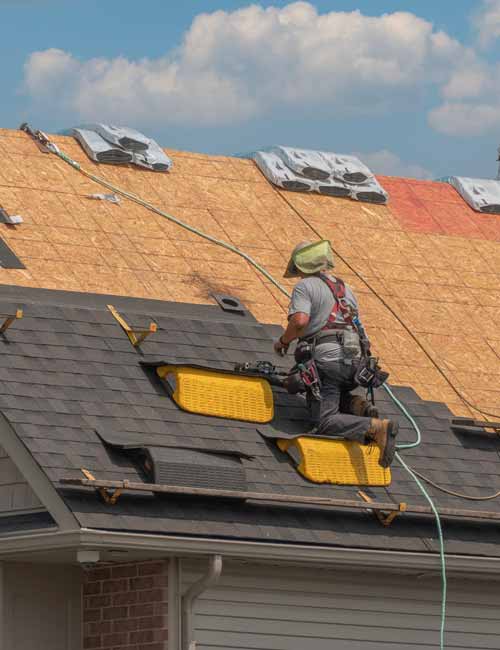 Roofing getting replaced